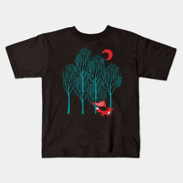 Go wild Kids T-Shirt by Bongonation